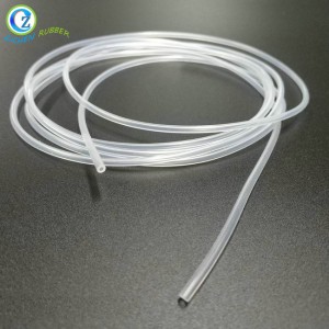 Heat Shrinkable FDA Silicone Solid Soft Foam Rubber Tube Custom Service