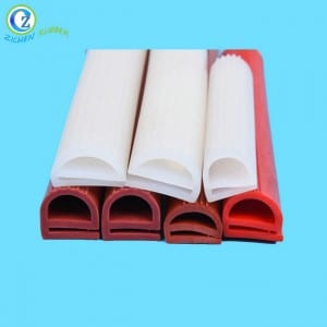 Waterproof Extrusion Silicone Sponge Rubber Door Seal Strip