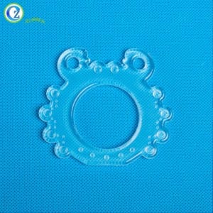 Custom BPA Free Baby Silicone Toys Teething Transparent Silicone Kids Toys