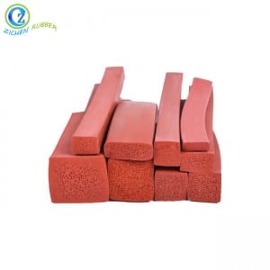 Foam Silicone Rubber Strip Elastic Sponge Sealing Strip