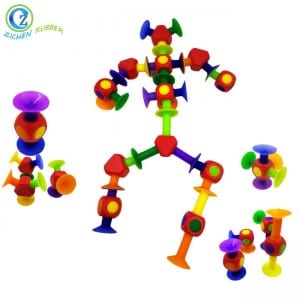 High Quality Educational Diy Silicone Sucker Toy