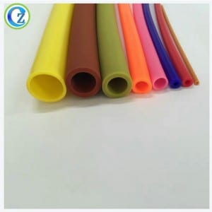 Braid Reinforced Silicone Hose Thin Wall Rubber Hose Black Silicone Rubber Tubing