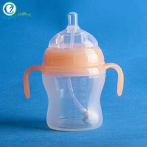 Hot Sell Silicone Baby Feeding Bottle Eco-friendly Soft Silicone Baby Bottle