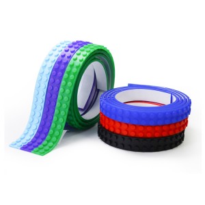 100% FDA BPA Free Silicone Building Block Tape High Quality Silicone Block Tape