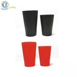 Factory made hot-sale Expandable Colorful Collapsible Cups,Drinking Mug Silicone Folding Camping Cup With Lid