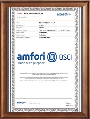 BSCI Certificate