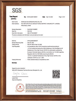 FDA Certificate