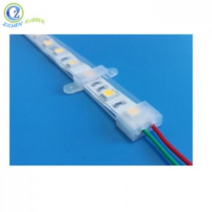 High Quality Transparent Rectangular Silicone Tube for LED Strip