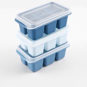 Popular Custom FDA Durable Silicone Ice Cube Tray With Lid