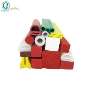 Custom Square Silicone Rubber Foam Seal Strip