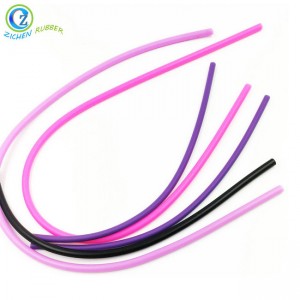 Custom Silicone Elastic Rubber Cord High Temperature Silicone Rubber Strip Seal Cord