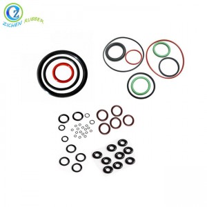 NBR EPDM SILICONE FKM SBR NR Different Colors Custom Waterproof Rubber O Ring