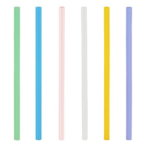 The silicone straw can be disassembled, folded, and easy to receive travel straw