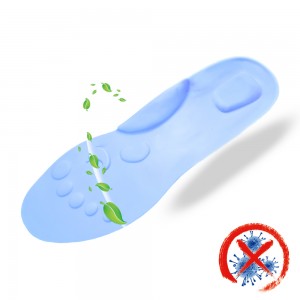 Medical Silicone Footcare Insoles Full Length with Extra Soft Spots for Orthotic Treatment