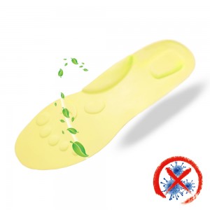 Comfortable Colorful Silicon Rubber Soft Massage Insole for Shock Absorption